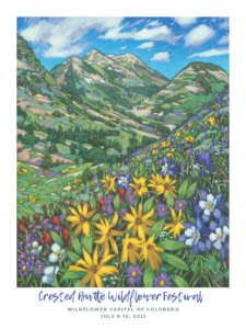 2021 Crested Butte Wildflower Festival Poster